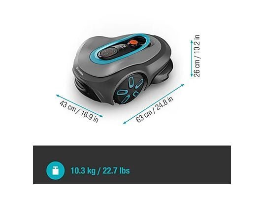 ROBOT TAGLIAERBA GARDENA Gardena Smart Sileno 1500 m²