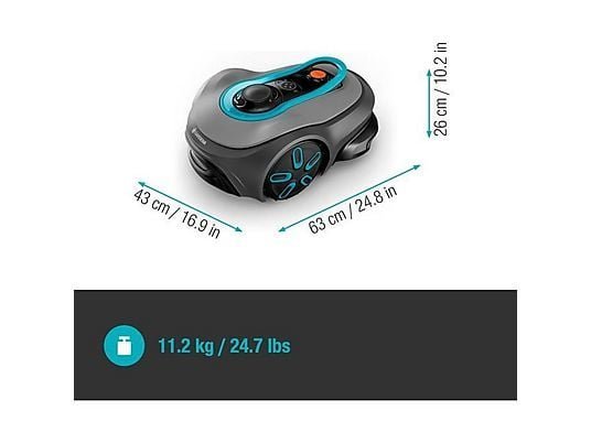 ROBOT TAGLIAERBA GARDENA Smart SILENO Free Area di taglio 600 m²