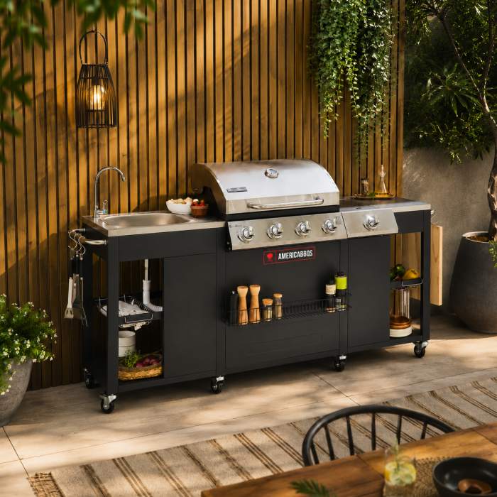 Milano - Barbecue a Gas a 4+1 Fuochi
